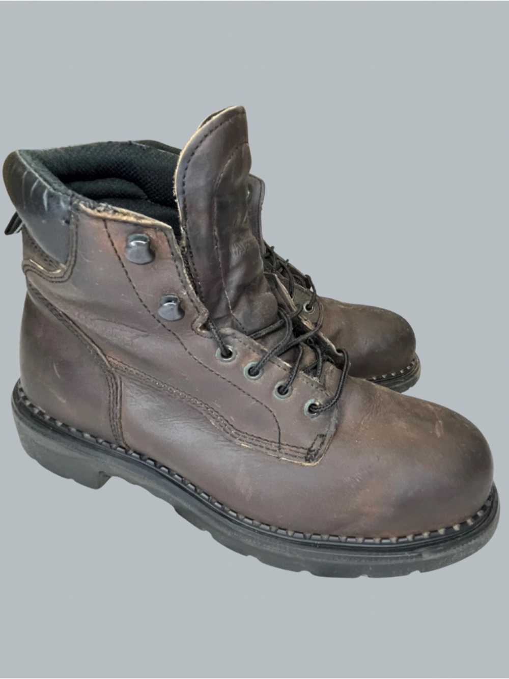 Red Wing 4406 Men’s 10.5 EE Brown Leather Steel Toe Waterproof Work Boots USA